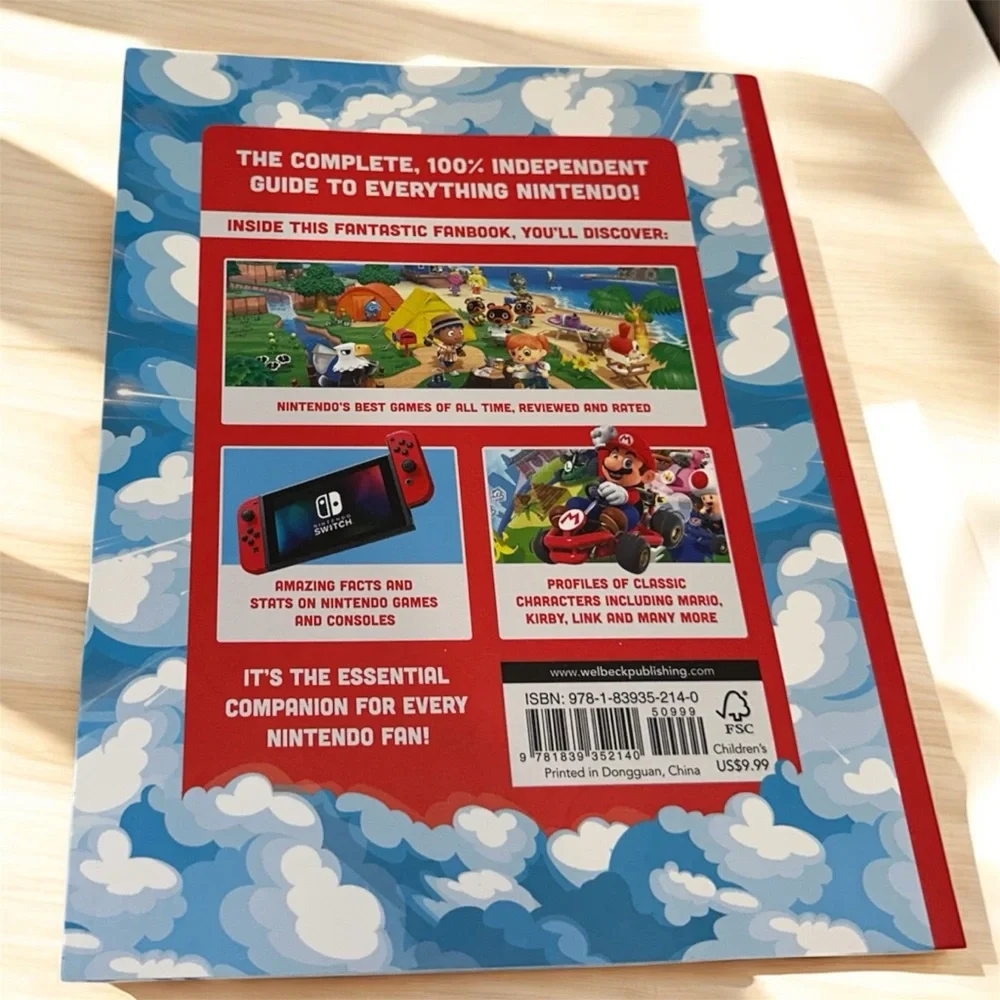 Nintendo Fanbook with Red and Blue Cover